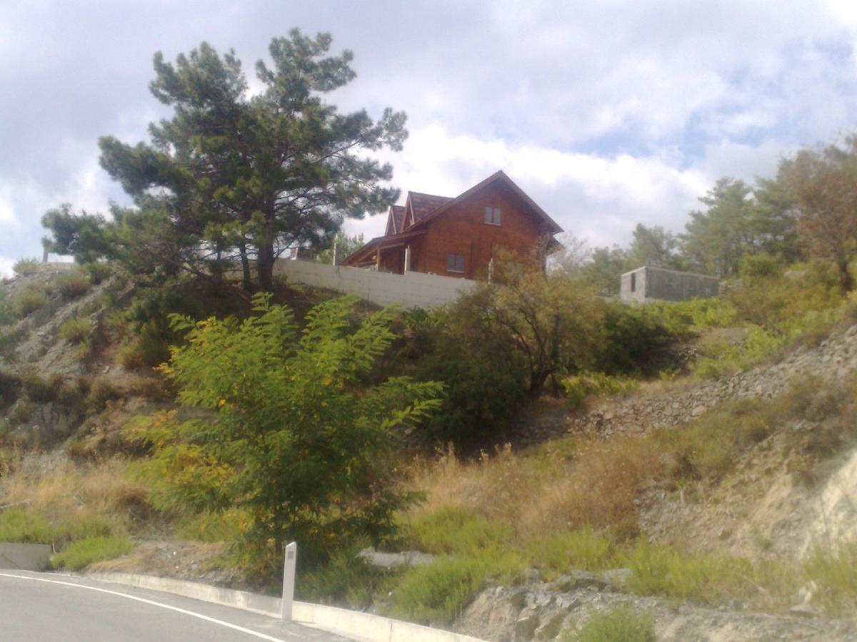 Agros Timber Log Houseヴィラ エクステリア 写真