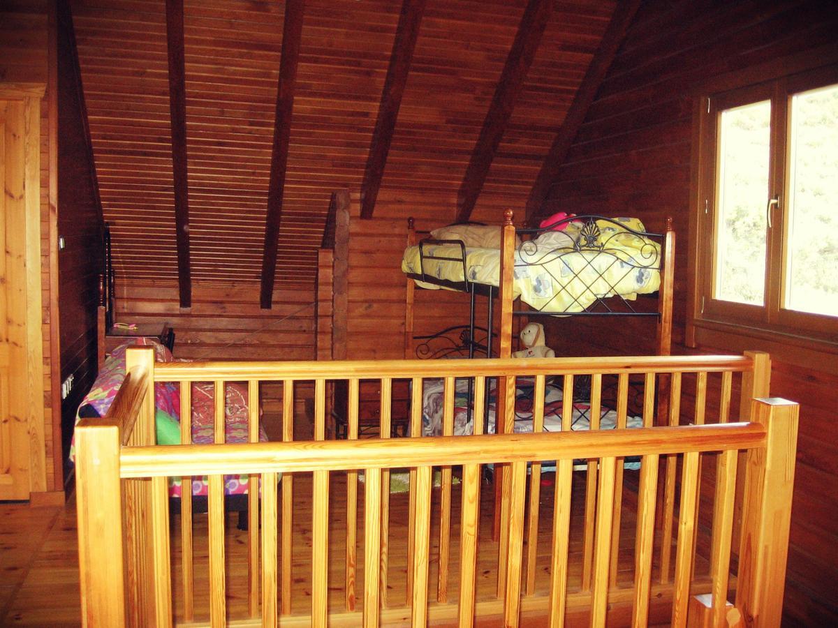 Agros Timber Log Houseヴィラ エクステリア 写真
