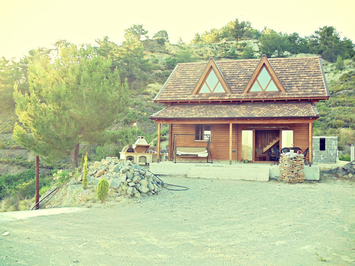 Agros Timber Log Houseヴィラ エクステリア 写真