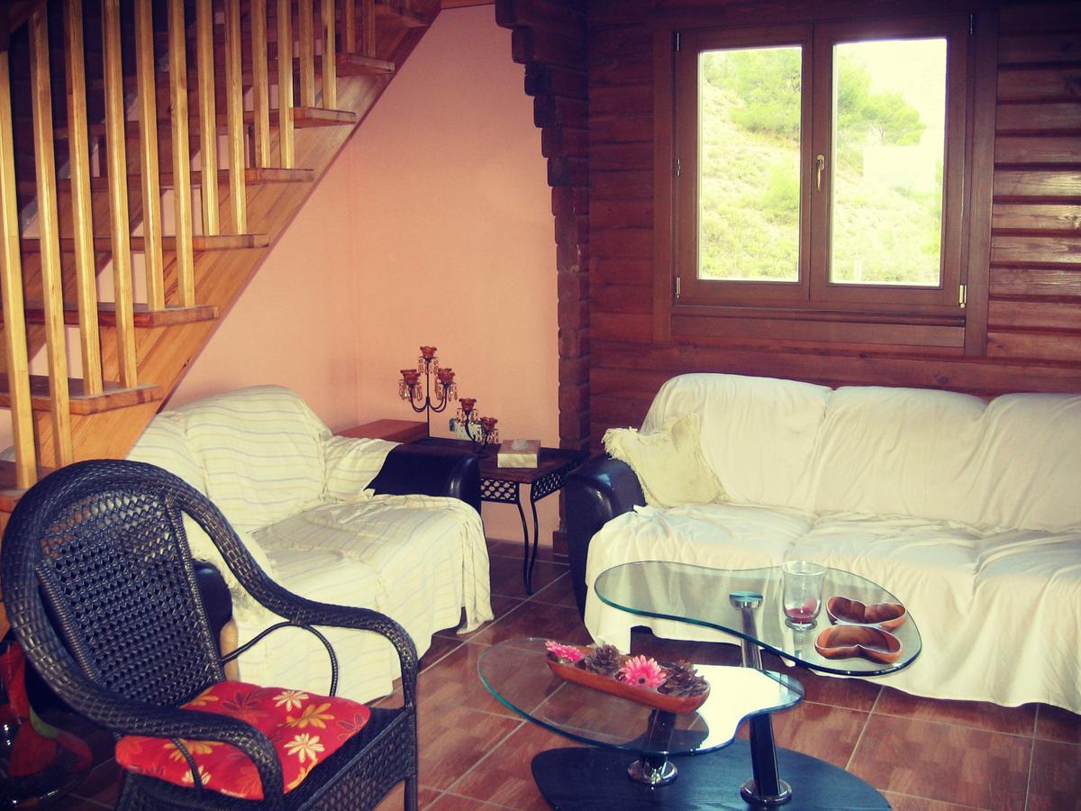 Agros Timber Log Houseヴィラ エクステリア 写真