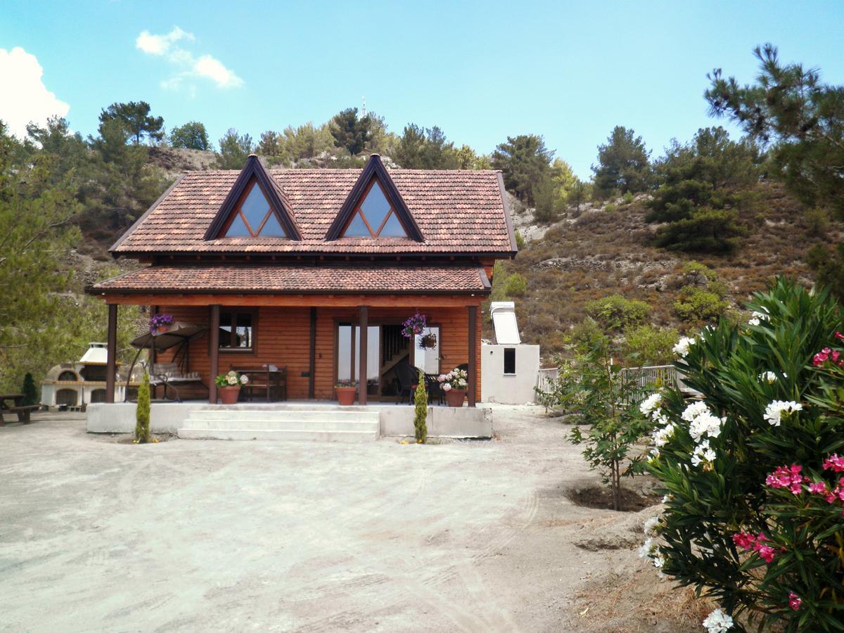 Agros Timber Log Houseヴィラ エクステリア 写真