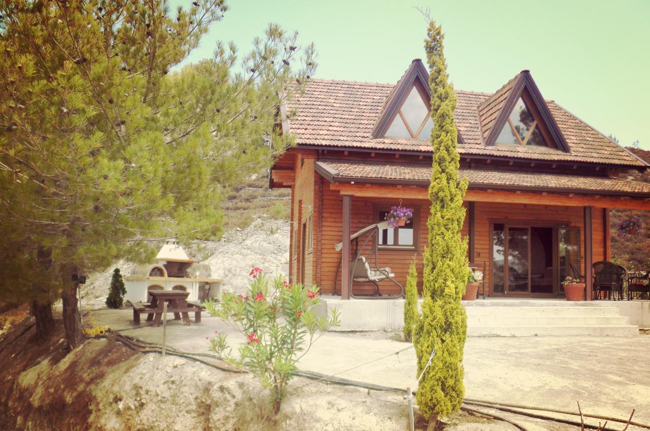 Agros Timber Log Houseヴィラ エクステリア 写真