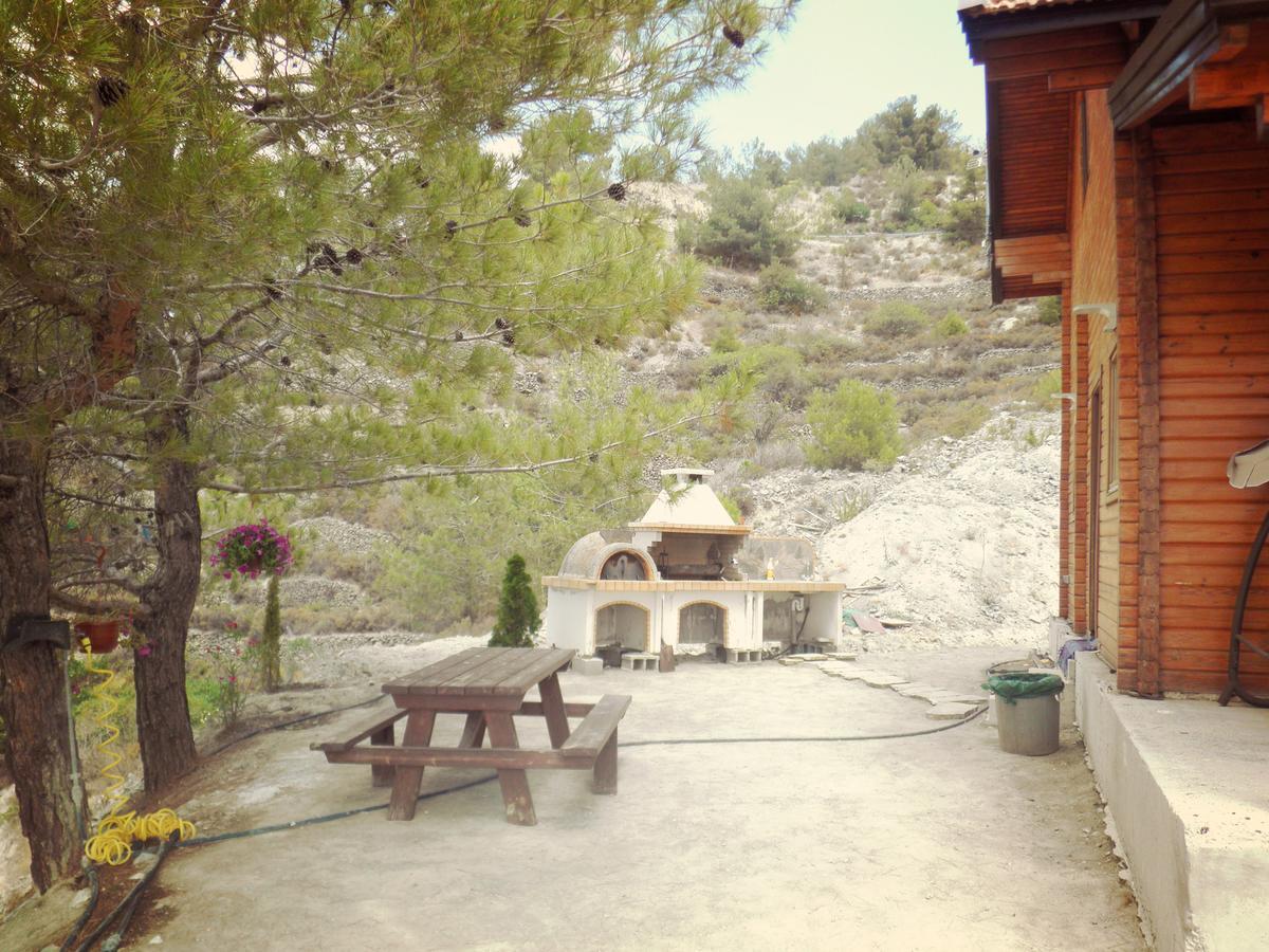 Agros Timber Log Houseヴィラ エクステリア 写真