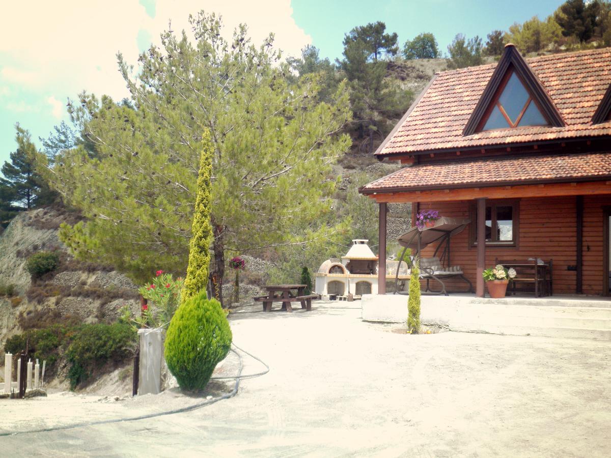 Agros Timber Log Houseヴィラ エクステリア 写真
