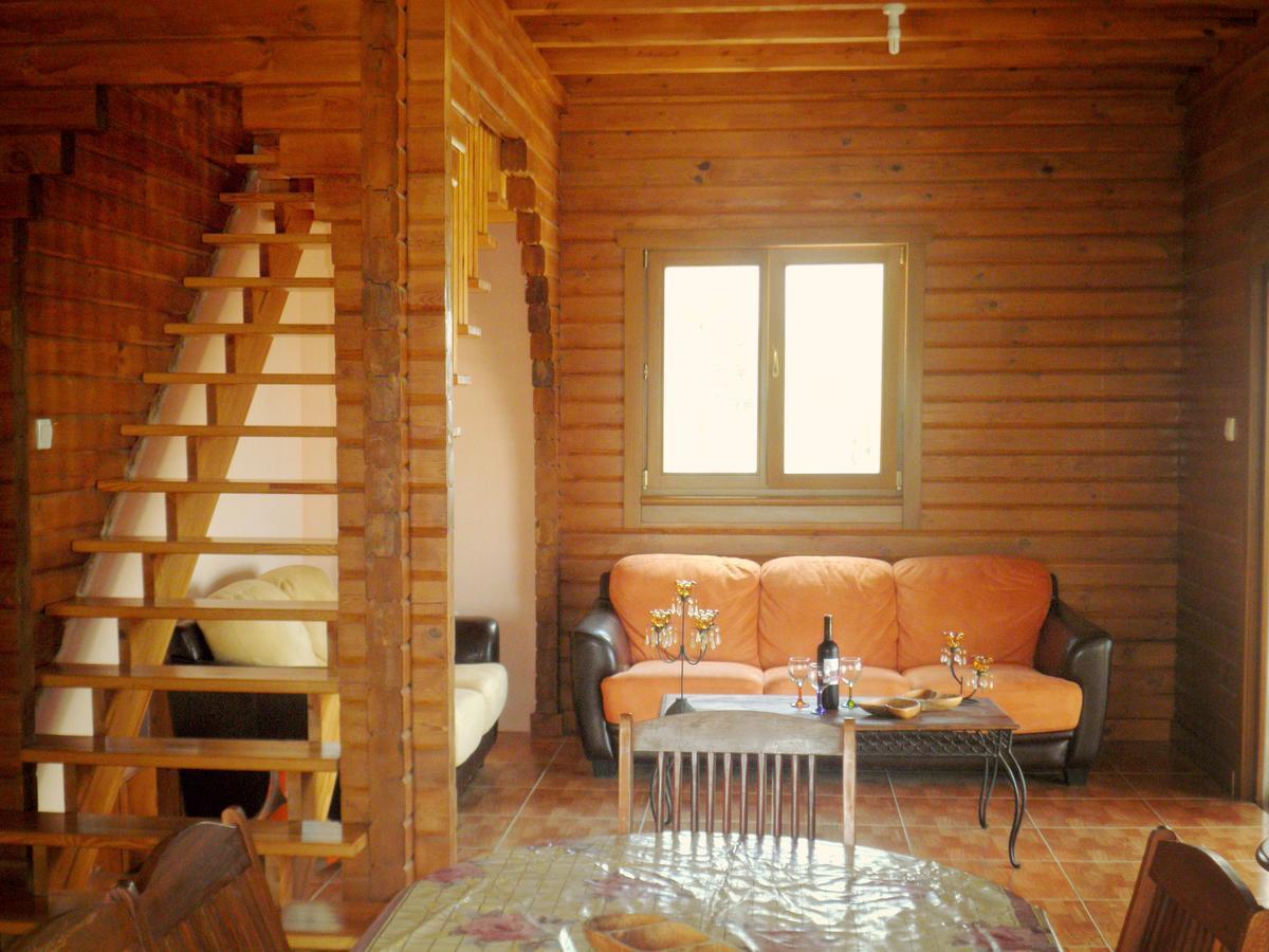 Agros Timber Log Houseヴィラ エクステリア 写真