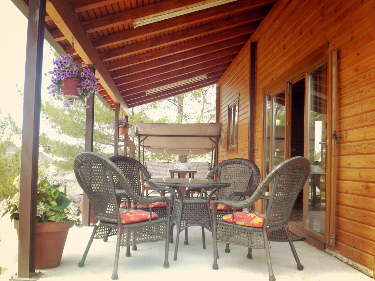 Agros Timber Log Houseヴィラ エクステリア 写真