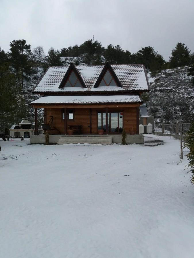 Agros Timber Log Houseヴィラ エクステリア 写真